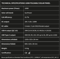 Mobisun 100W Solar Panel - out Durable manual