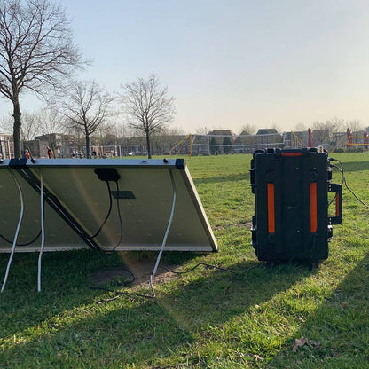 Mobisun PSG1800 Bundle 3000Wh + 4x 300W Solar Panels - portable Watt achterkant