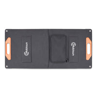 Mobisun 60W Solar Panel - sunpower portable solar panel back