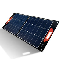 Mobisun 100W Solar Panel - hand magnet side