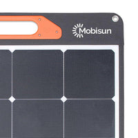 Mobisun 100W Solar Panel - water resistant detail