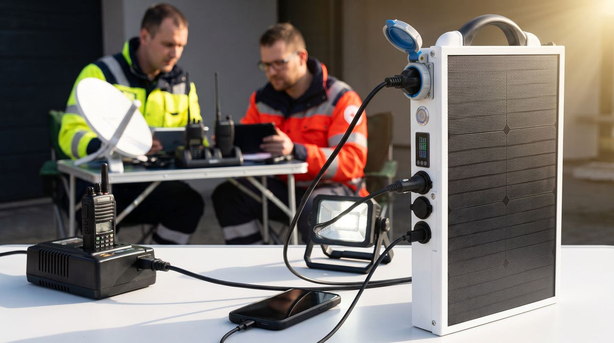 Mobisun Pro Air 2.0 — emergency power for disaster relief teams