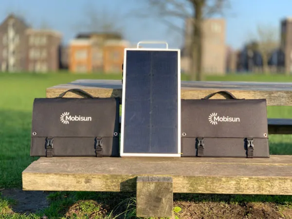 Mobisun Pro avec panneaux solaires portables supplémentaires