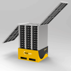 Mobisun PowerHive 60 – Mobiele energiehub 48 kWh IP54 & STANAG